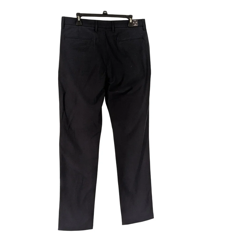 J.Crew Mens 770 Straight Fit Performance Pant Black 4-Way Stretch 33x34 NEW $120